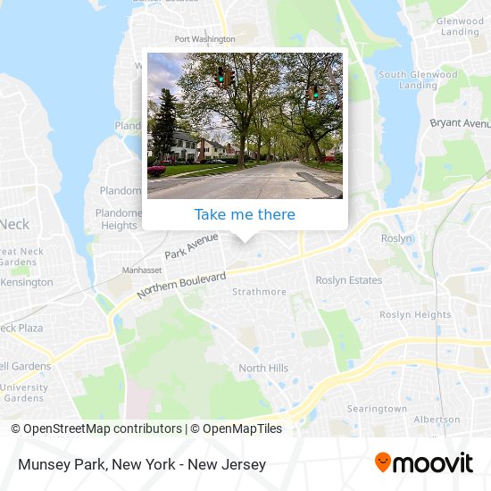 Munsey Park map