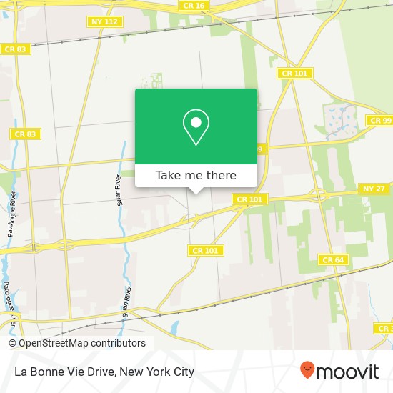 Mapa de La Bonne Vie Drive