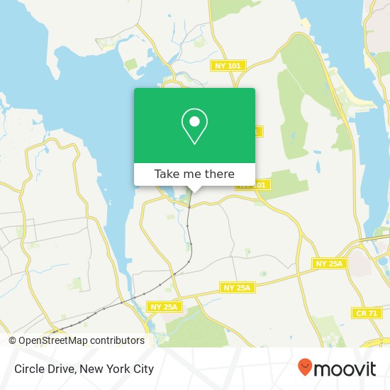 Circle Drive map