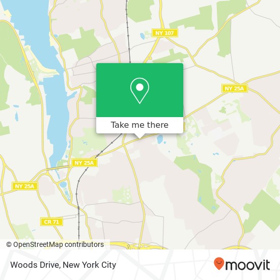 Mapa de Woods Drive