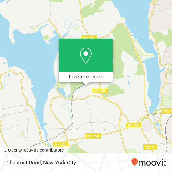 Mapa de Chestnut Road