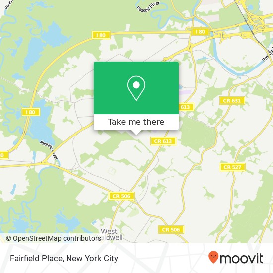 Fairfield Place map