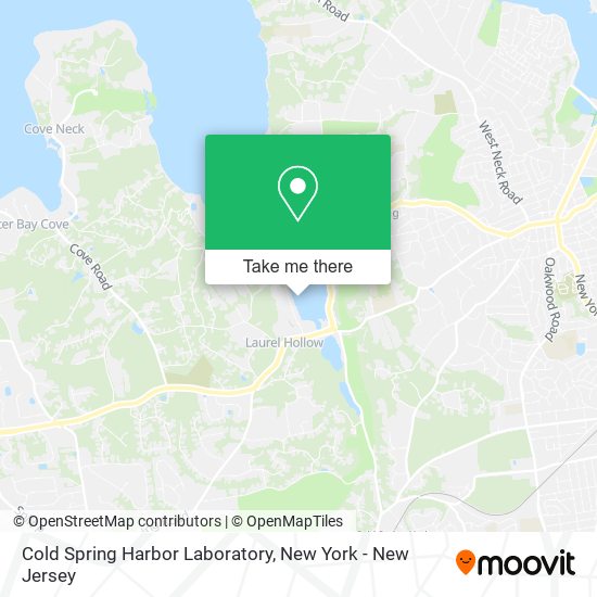 Cold Spring Harbor Laboratory map