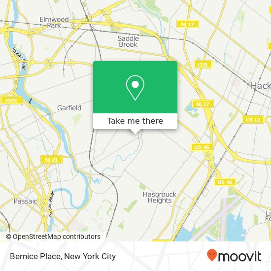 Bernice Place map