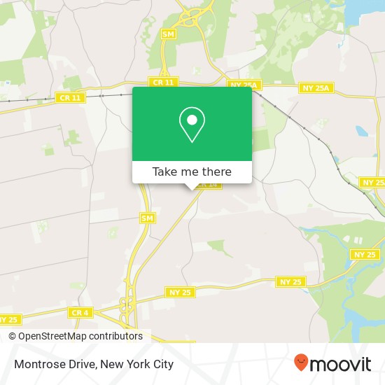 Mapa de Montrose Drive