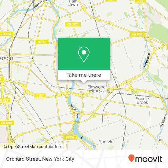 Mapa de Orchard Street