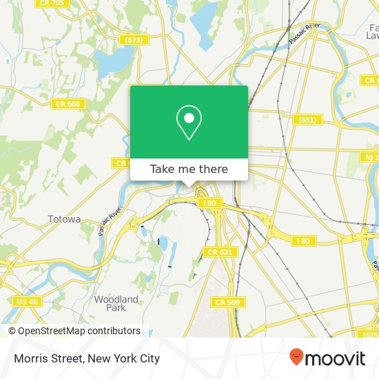 Morris Street map