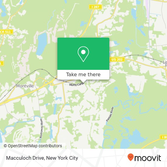 Mapa de Macculoch Drive