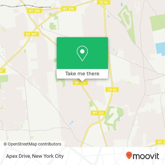 Apex Drive map