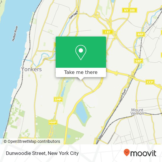 Mapa de Dunwoodie Street