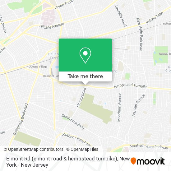 Mapa de Elmont Rd (elmont road & hempstead turnpike)