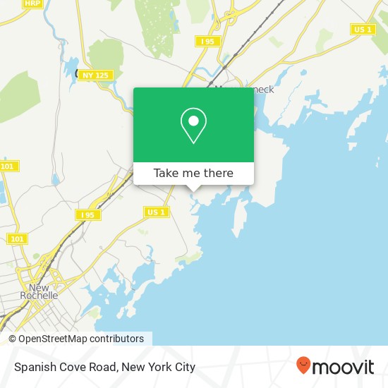 Mapa de Spanish Cove Road