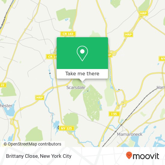 Mapa de Brittany Close