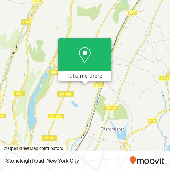 Mapa de Stoneleigh Road