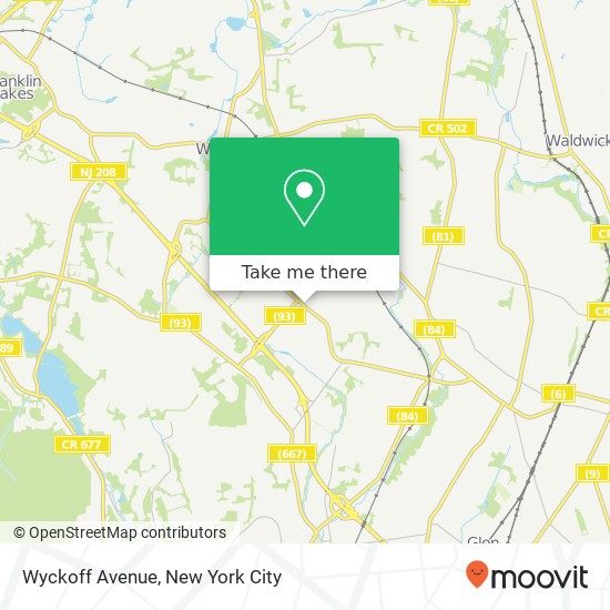 Wyckoff Avenue map