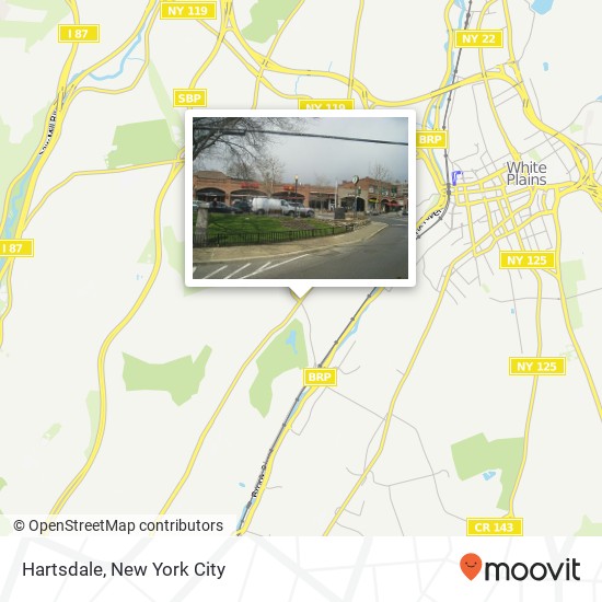 Hartsdale map