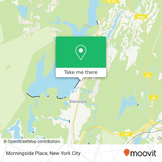 Morningside Place map
