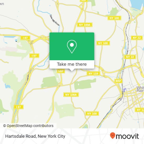 Mapa de Hartsdale Road