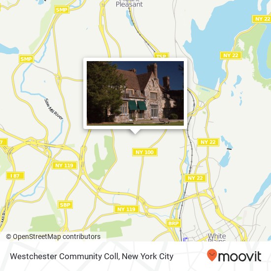 Mapa de Westchester Community Coll