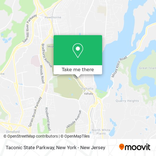 Taconic State Parkway map