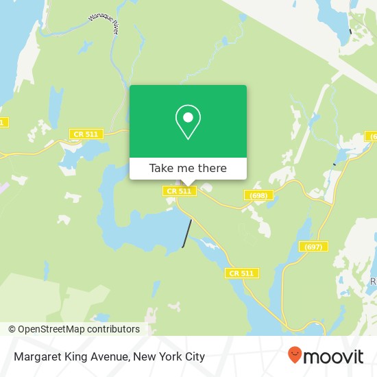 Mapa de Margaret King Avenue