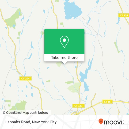 Mapa de Hannahs Road