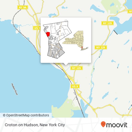 Mapa de Croton on Hudson