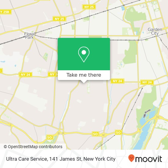 Ultra Care Service, 141 James St map
