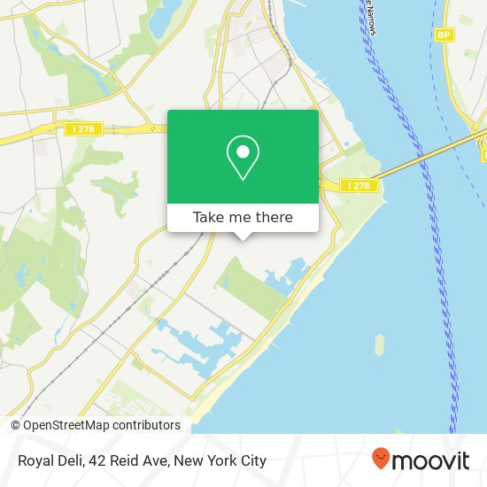 Mapa de Royal Deli, 42 Reid Ave