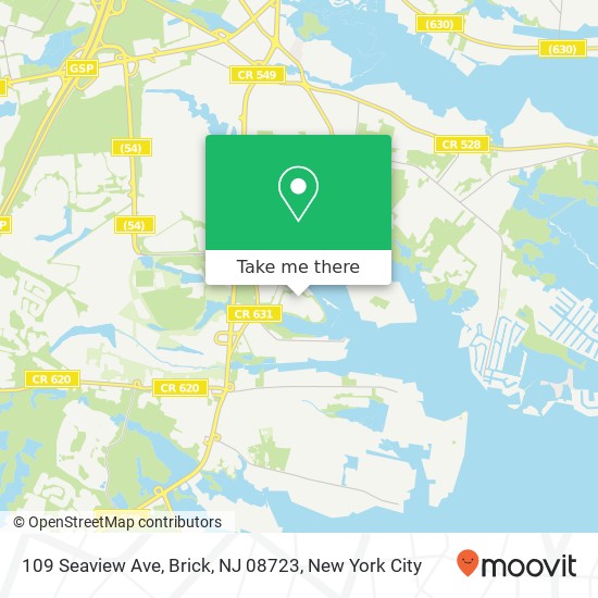 109 Seaview Ave, Brick, NJ 08723 map