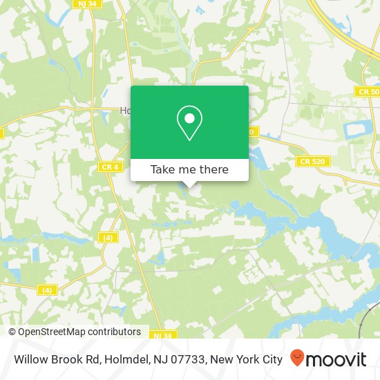 Willow Brook Rd, Holmdel, NJ 07733 map