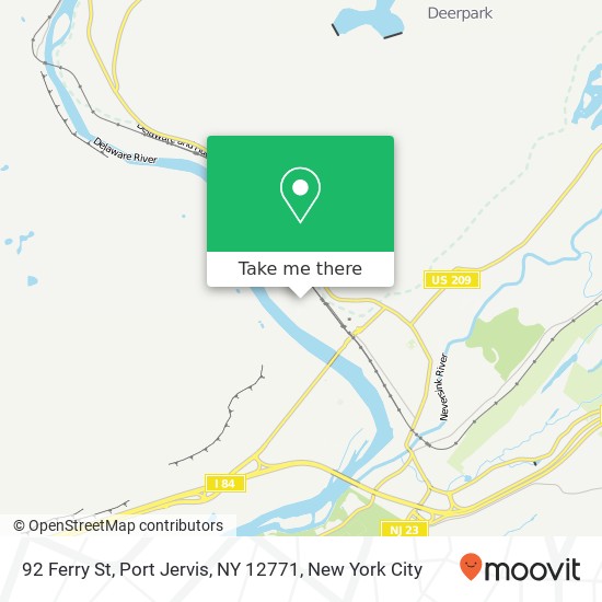 92 Ferry St, Port Jervis, NY 12771 map