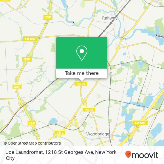 Mapa de Joe Laundromat, 1218 St Georges Ave