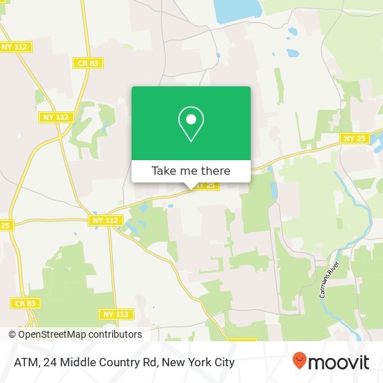 Mapa de ATM, 24 Middle Country Rd