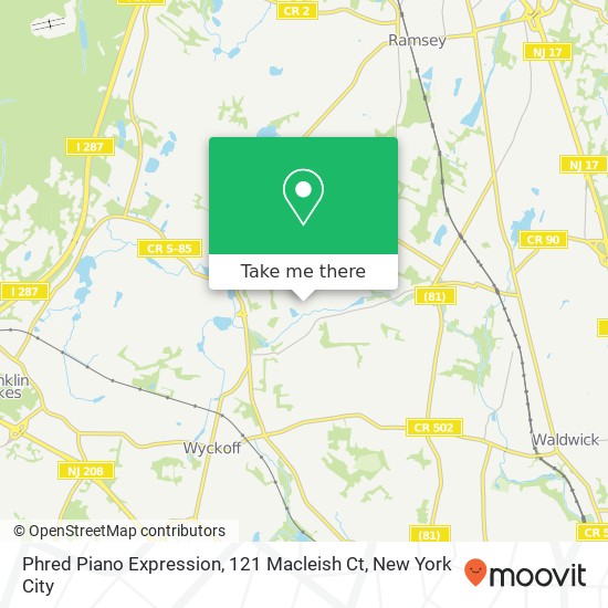 Phred Piano Expression, 121 Macleish Ct map