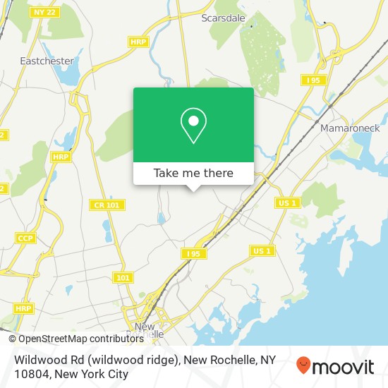 Wildwood Rd (wildwood ridge), New Rochelle, NY 10804 map