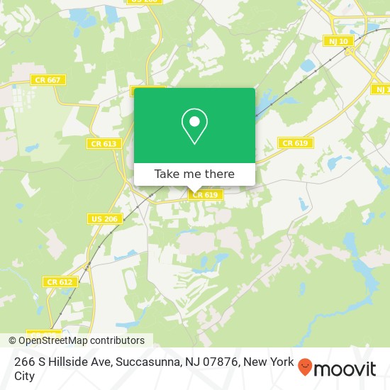266 S Hillside Ave, Succasunna, NJ 07876 map