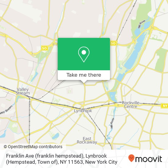 Franklin Ave (franklin hempstead), Lynbrook (Hempstead, Town of), NY 11563 map