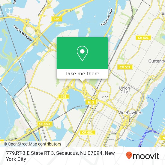 779,RT-3 E State RT 3, Secaucus, NJ 07094 map