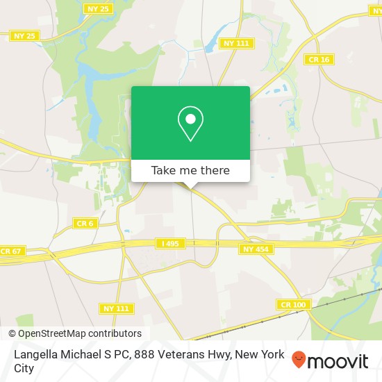 Langella Michael S PC, 888 Veterans Hwy map