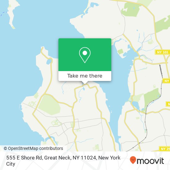 555 E Shore Rd, Great Neck, NY 11024 map