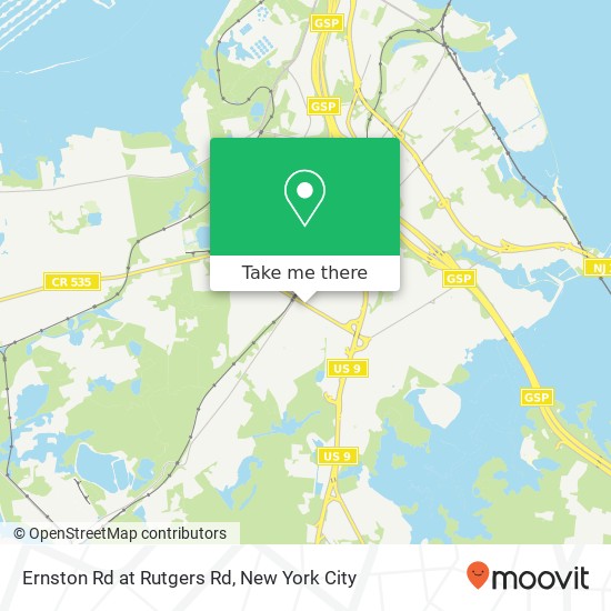 Ernston Rd at Rutgers Rd map