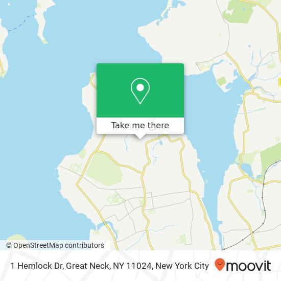 1 Hemlock Dr, Great Neck, NY 11024 map