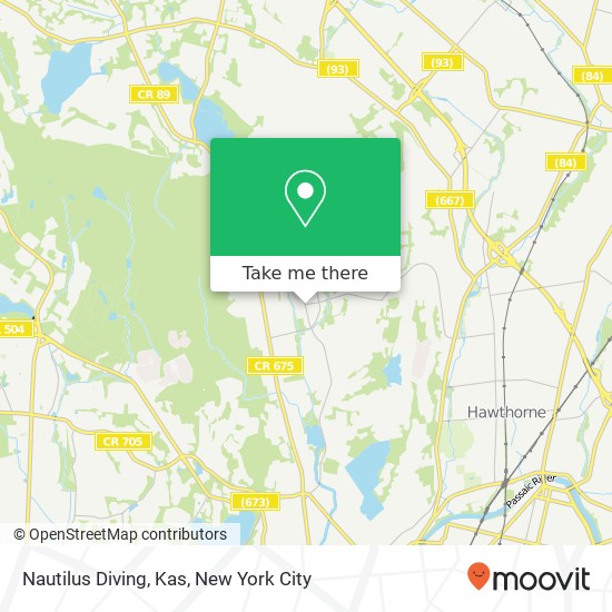 Mapa de Nautilus Diving, Kas