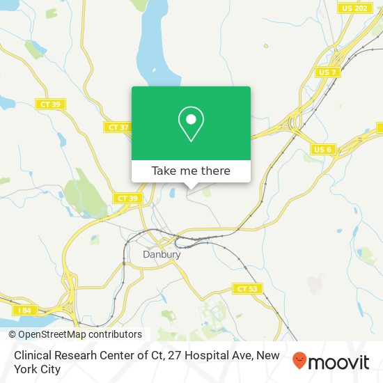 Clinical Researh Center of Ct, 27 Hospital Ave map