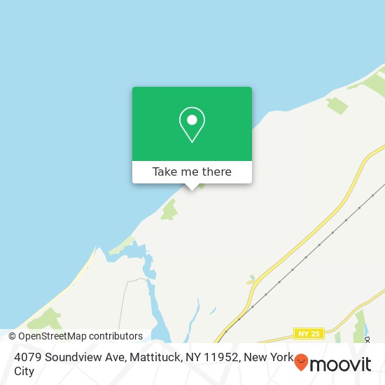 Mapa de 4079 Soundview Ave, Mattituck, NY 11952