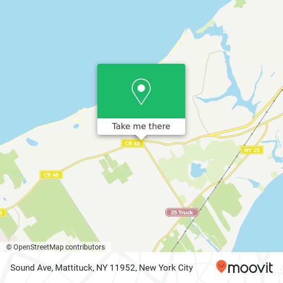 Sound Ave, Mattituck, NY 11952 map