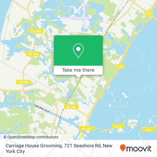 Carriage House Grooming, 721 Seashore Rd map