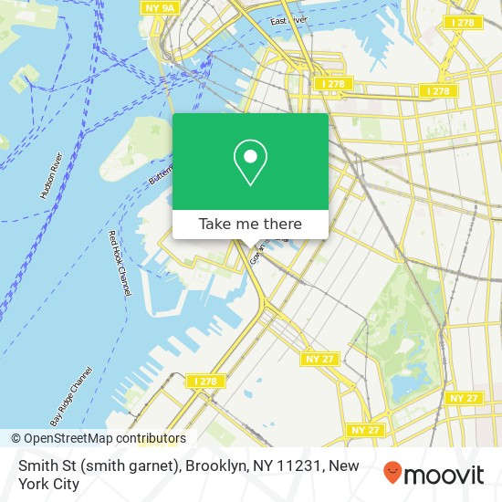 Smith St (smith garnet), Brooklyn, NY 11231 map