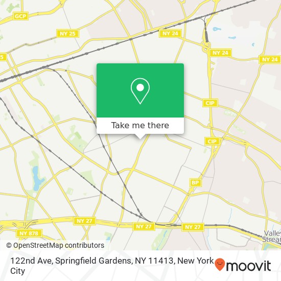 122nd Ave, Springfield Gardens, NY 11413 map